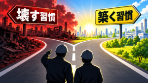 築く習慣　こわす習慣